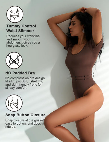 Corsé Ceñido sin Costuras – Cuello Cuadrado