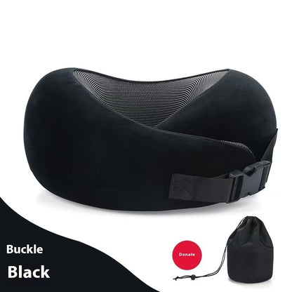 Almohada Cervical de Viaje de Espuma Viscoelástica – Soporte Ergonómico