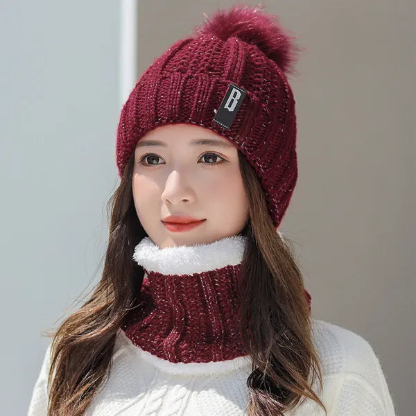 Conjunto Gorro y Bufanda Invierno – Mujer