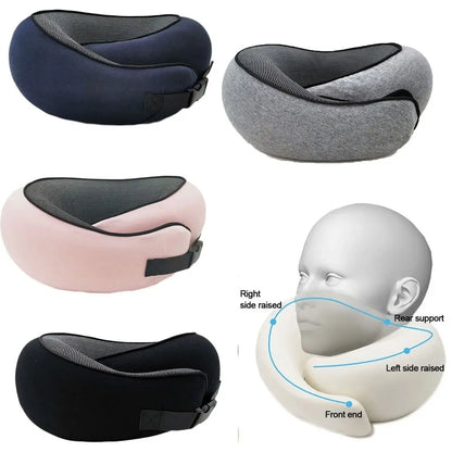 Almohada Cervical de Viaje de Espuma Viscoelástica – Soporte Ergonómico