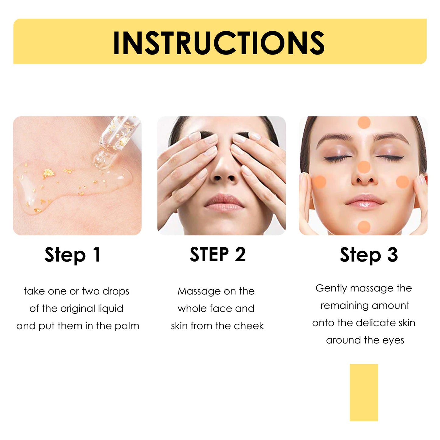 Lifting de proteína de colágeno con oro de 24 quilates