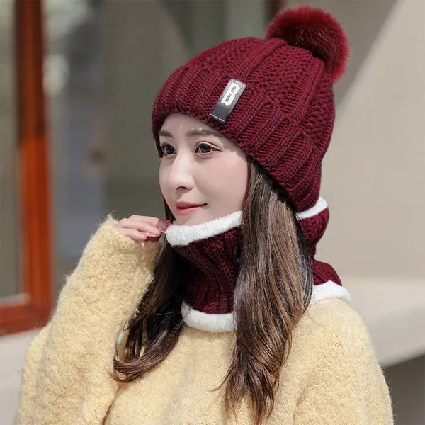 Conjunto Gorro y Bufanda Invierno – Mujer