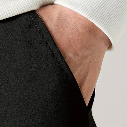 Pantalones Rectos con Tobillo Ajustado – Hombre