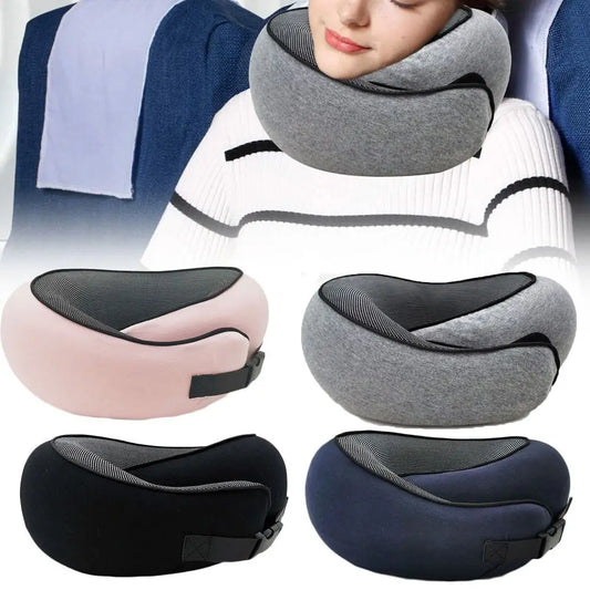 Almohada Cervical de Viaje de Espuma Viscoelástica – Soporte Ergonómico