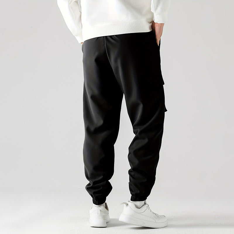 Pantalones Rectos con Tobillo Ajustado – Hombre