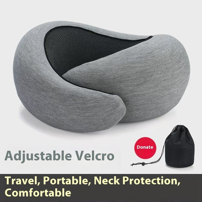 Almohada Cervical de Viaje de Espuma Viscoelástica – Soporte Ergonómico