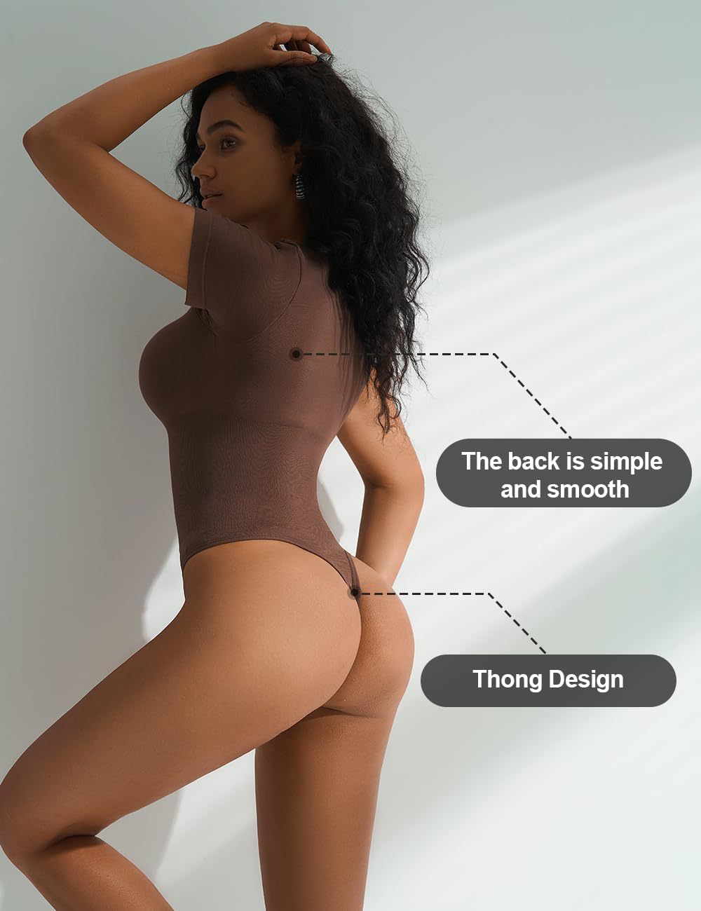 Corsé Ceñido sin Costuras – Cuello Cuadrado