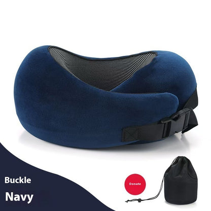 Almohada Cervical de Viaje de Espuma Viscoelástica – Soporte Ergonómico